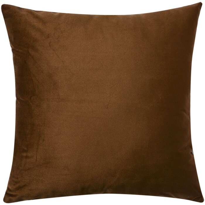 Clayre & Eef Kissenhülle Braun 45x45 cm Landhausstil Synthetik-Material