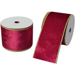 Clayre & Eef LI0128BU Panglică 6,3 cm x 5 m Roz...