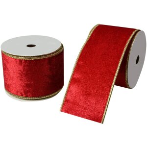 Clayre & Eef LI0128R Panglică decorativă roșie cu...