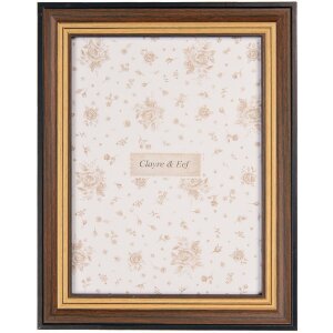 Clayre & Eef 2F1268L Fotorahmen 19x2x24 cm Braun...