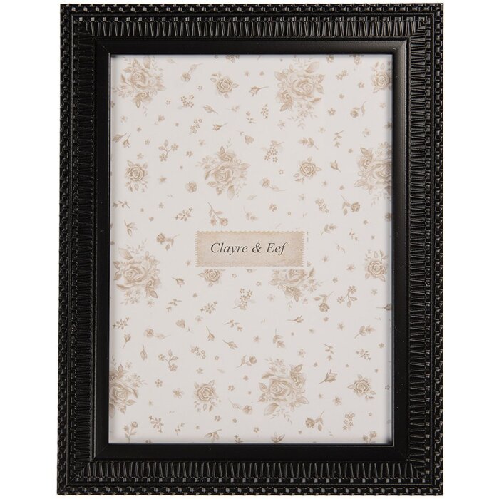 Clayre & Eef 2F1270M Cadru foto 17x1x22 cm Negru Boho Picture Frame