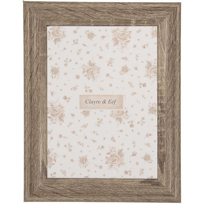 Clayre & Eef 2F1272M Rama foto 18x2x23 cm Boho maro aspect lemn