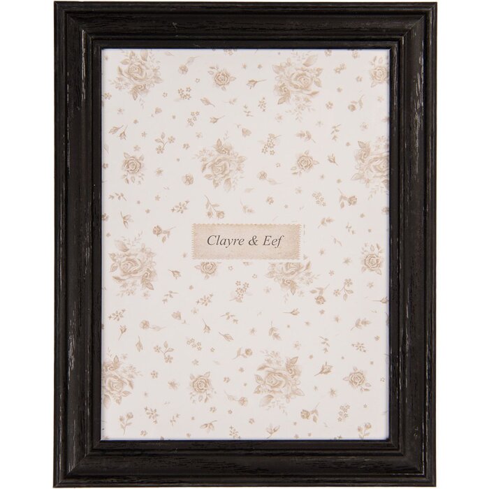 Clayre & Eef Cadru foto 10x15 cm Negru Elegant Boho Style Picture Frame