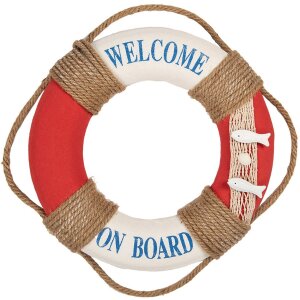 Clayre & Eef Dekoration Rettungsring Ø 37x7 cm...