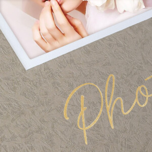 ZEP Album foto Dante Beige 24x24 cm 40 de pagini albe cu glassine