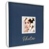 ZEP Album foto Dante Albastru 32x32 cm 60 pagini albe perforare fereastră