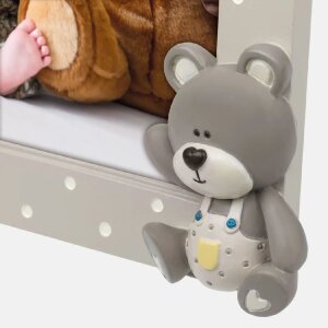 ZEP Rășină poli cadru Billy 10x15 cm Bej cu urs și stele