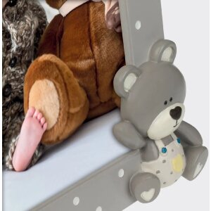 ZEP Rășină poli cadru Billy 10x15 cm Bej cu urs și stele