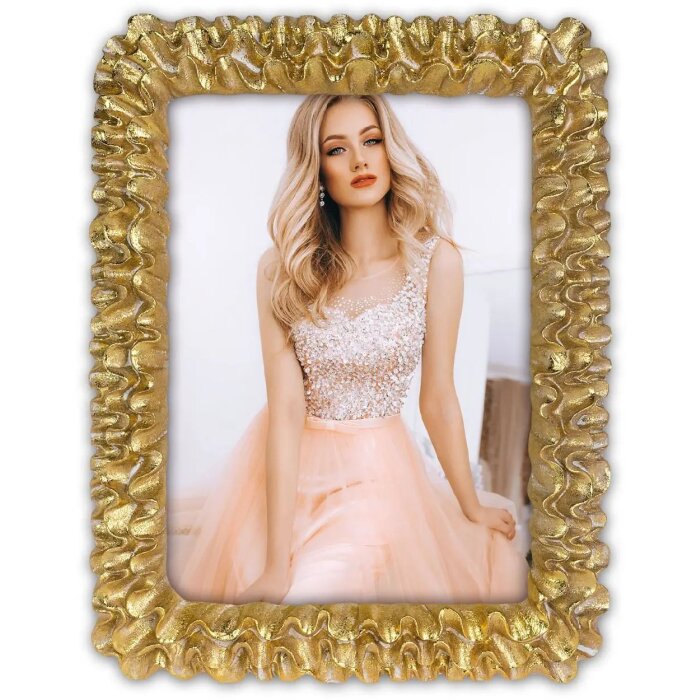 ZEP Poly Rășină cadru Bonette 15x20 cm aur