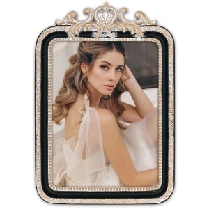ZEP Poly Resin Picture Frame Queen 15x20 cm Baroque Black...
