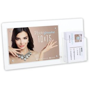 ZEP Suport acrilic pentru cărți de vizită Cadru magnetic...