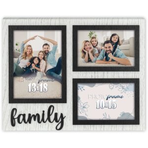 Cadru multiplu din lemn ZEP Coimbra pentru 2 fotografii...