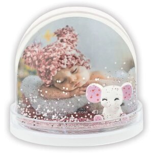 ZEP minge foto din plastic roz baby 6.5x6.2 cm