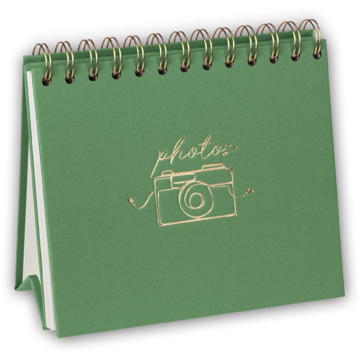 Album spiral OLIVER verde 13x19 cm