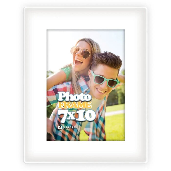 ZEP ramă magnetică acrilică 7x10 cm alb