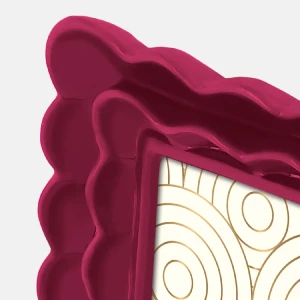 ZEP ramă pentru fotografii din rășină sintetică Deco roșu 10x15 cm