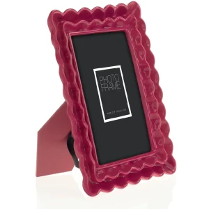 ZEP ramă pentru fotografii din rășină sintetică Deco roșu 10x15 cm
