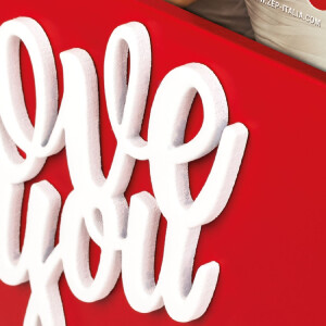 ZEP Cadru portret Iris 10x15 cm Cadru foto din lemn în formă de inimă roșu