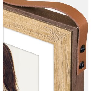 ZEP galerie foto Lugo ramă pentru 4 fotografii 10x15 cm aspect lemn montare pe perete