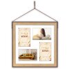 ZEP galerie foto Lugo ramă pentru 4 fotografii 10x15 cm aspect lemn montare pe perete