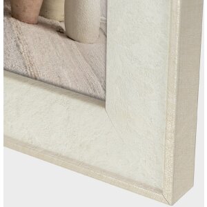 ZEP Bilderrahmen Colmar Weiß 10x15 cm Holzoptik mit Aufsteller