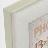 ZEP Bilderrahmen Colmar Weiß 10x15 cm Holzoptik mit Aufsteller