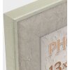 Rama foto ZEP Colmar gri 15x20 cm polistiren aspect lemn cu suport
