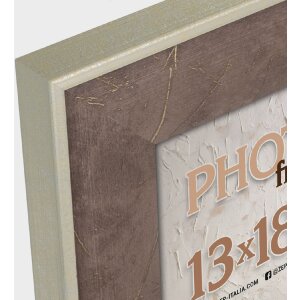 ZEP Bilderrahmen Colmar Braun 13x18 cm Holzoptik Echtglas Aufsteller