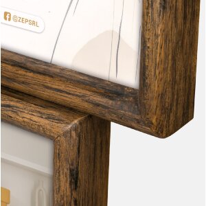 ZEP gallery frame Amiens ramă de perete pentru 6 fotografii maro 54x42 cm