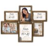 ZEP gallery frame Amiens ramă de perete pentru 6 fotografii maro 54x42 cm
