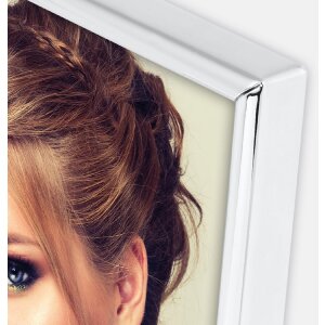 ZEP Dreifachbilderrahmen 120TS01 Metall versilbert für 3 Fotos 10x15 13x18 cm