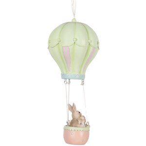 Clayre & Eef Pandantiv decorativ iepure balon cu aer...