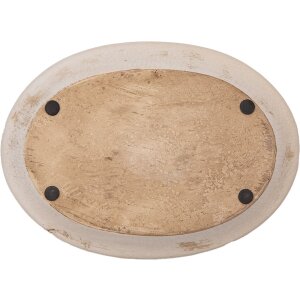 Clayre & Eef Farfurie decorativă 6CE2028 Ceramică bej...