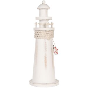 Clayre & Eef 6H2409 Far decorativ alb Ø 10x30 cm Stil rustic