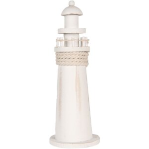 Clayre & Eef 6H2409 Far decorativ alb Ø 10x30 cm Stil rustic