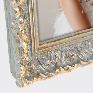 ZEP Poly Rășină cadru Valbonne gri aur 10x15 13x18 15x20...