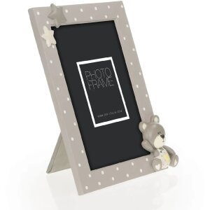 ZEP Rășină poli cadru Billy Bej 10x15 cm 13x18 cm cu urs și stele