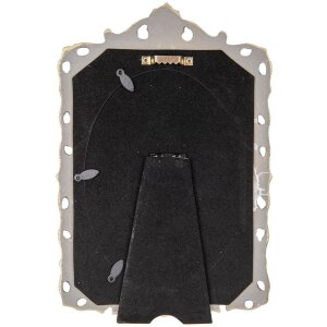 Clayre & Eef Fotorahmen 2F1222 Grau Gold 18x2x26 cm...