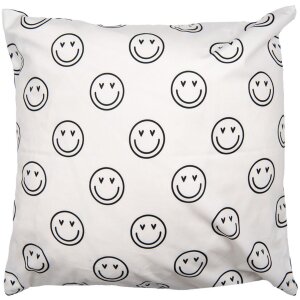 Clayre & Eef Kissenhülle 45x45 cm Schwarz...