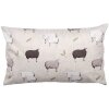 Clayre & Eef Husă de pernă NSF36 Bej Maro 30x50 cm Model de oaie în stil rural