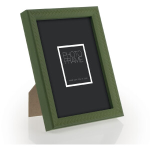ZEP ramă foto Levanto polistiren structură alveolată sticlă transparentă verde maro gri