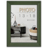ZEP ramă foto Levanto polistiren structură alveolată sticlă transparentă verde maro gri