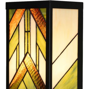 LumiLamp 5LL-6361 Tiffany Wandlampe Beige Grün...