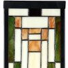 LumiLamp 5LL-6363 Tiffany lampă de perete bej verde 14x16x40cm E27 sticlă metal