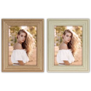 ZEP Rama foto din lemn Valencia Nature Brown 10x15 cm până la 20x30 cm