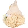 Clayre & Eef Deko Huhn Landhausstil beige 10x11x13 cm