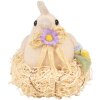 Clayre & Eef Deko Huhn Landhausstil beige 10x11x13 cm