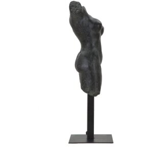 Mauro Ferretti Skulptur Museum Woman 19x17x50 cm schwarz