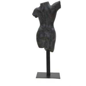 Mauro Ferretti Skulptur Museum Woman 19x17x50 cm schwarz