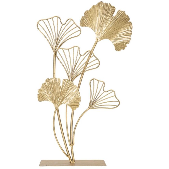 Mauro Ferretti sculptura frunze 26x11.5x44.5 cm aur